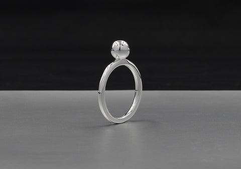 Silver Orb Ring