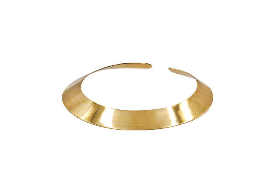 Flat brass choker